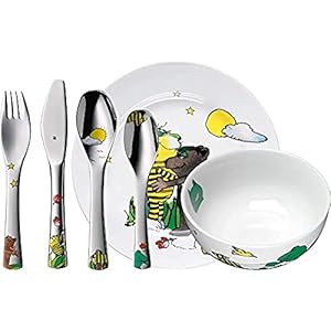 WMF Janosch 6-teilig Kindergeschirrset mit Besteck