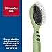 Coastal Pet Safari Wire Pin Brush - No-Slip Plastic Handle for Short and Long Pet Hair - 9.25