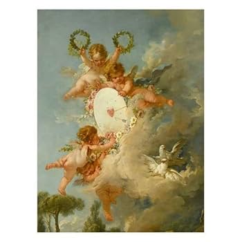 【アモルの標的】ルーヴル美術館展 複製画 ルーブル美術館展 グッズ アモルの標的 複製画 絵