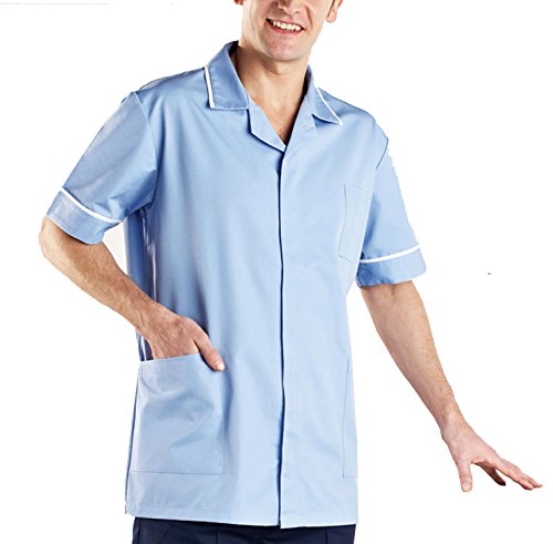 See full amazon price history chart for BSF Uniforms Mens Sky Blue Polycotton Medium Size Dentist Apron: Top Ideal for Doctors, Nurses, Dentists, Receptionists, Hospital Staff Etc BSF Uniforms Mens Sky Blue Polycotton Medium Size Dentist Apron: Top Ideal for Doctors, Nurses, Dentists, Receptionists, Hospital Staff Etc (B09DW6WGZD) Amazon Price History, Amazon Price Tracker
