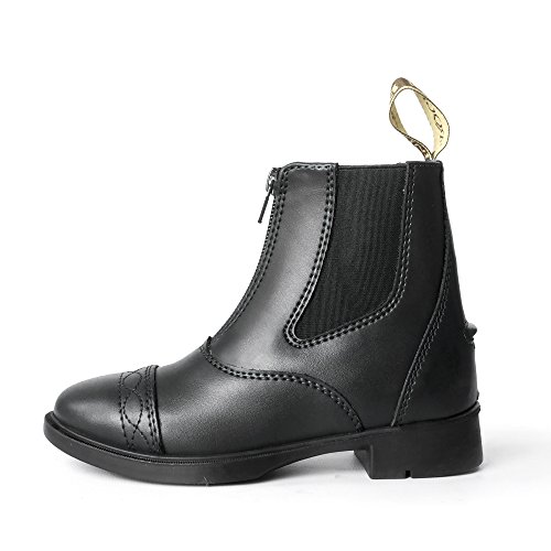 Brogini Unisex's TR-BRG0375 Piccino Zipped Children's Boots, Black, Size 28, 28 EU