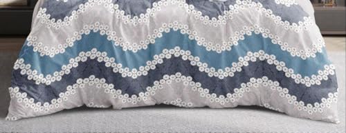 Image of The Royal King Collection 350 TC King Size Bedsheet with 2 King Size Pillow Covers| Beautiful Designer Flat Sheet | Luxury Soft Sheet (3pcs Set) |108x108 inches. (Multicolor-6612)