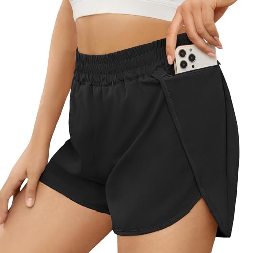 Lainlight SHORTS-003-1-2 Womens Running Shorts With Liner Athletic Gym Workout Shorts Women cover
