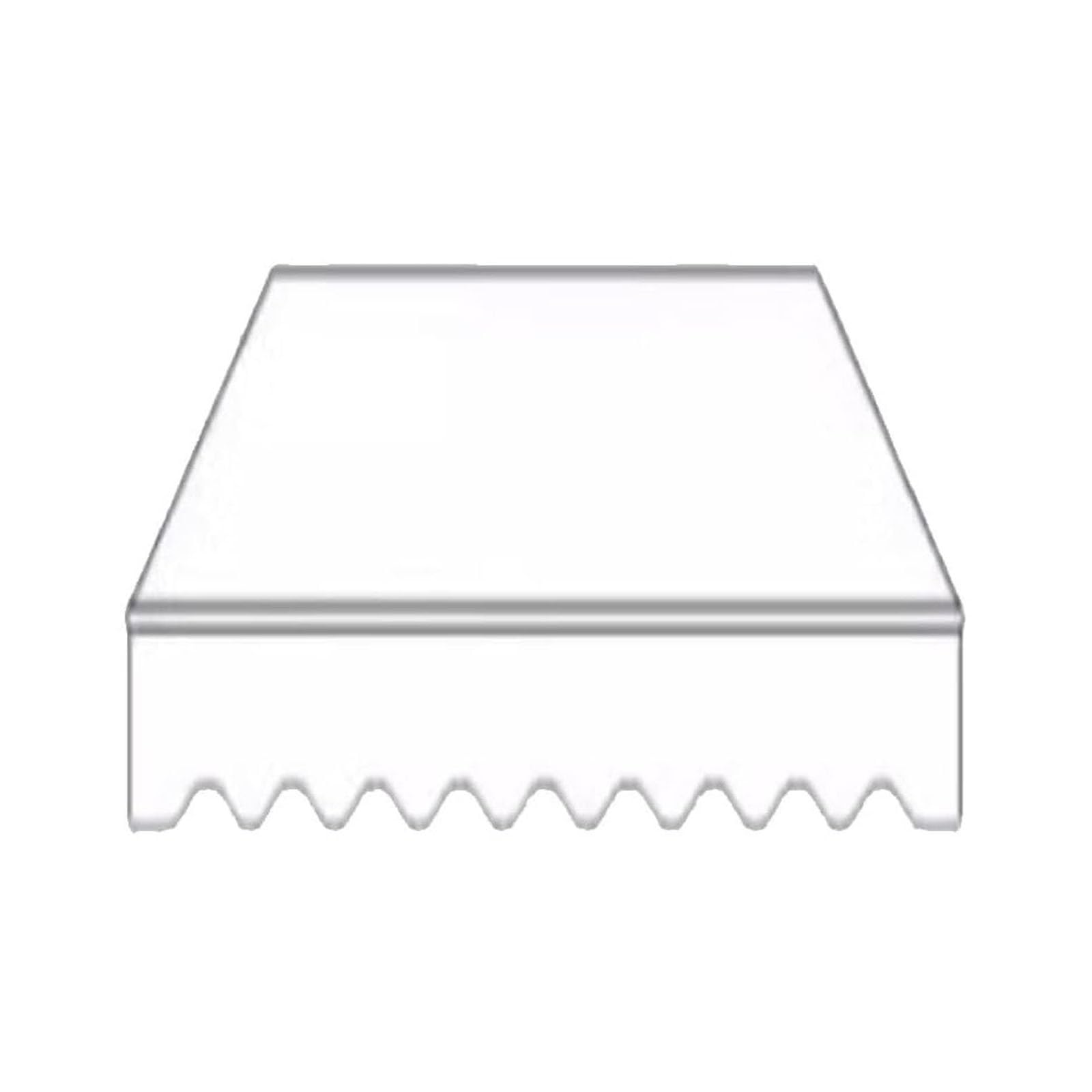 Tissu de rechange rétractable pour extérieur - Pare-soleil imperméable pour terrasse, fenêtre, porte, balcon - Blanc - 400 x 200 cm