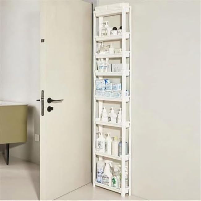 Multilayered Bathroom Accessory Rack Water Resistant Plastic Storage Solution