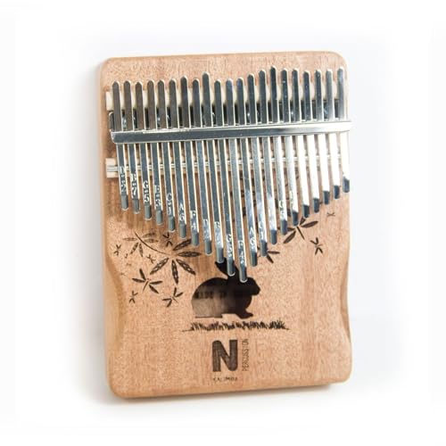 JJTTCX(シュティフ) カリンバ 21鍵 ポータブル サムピアノ 木製 レトロ 親指ピアノ キャリーバッグ チューニングハンマーセット 楽器 誕生日(21 tone-A)