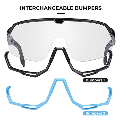 Carfia Polarized Cycling Glasses Sport Sunglasses For Men 100% Uv Blocking Mountain Bike Goggles #TOP5