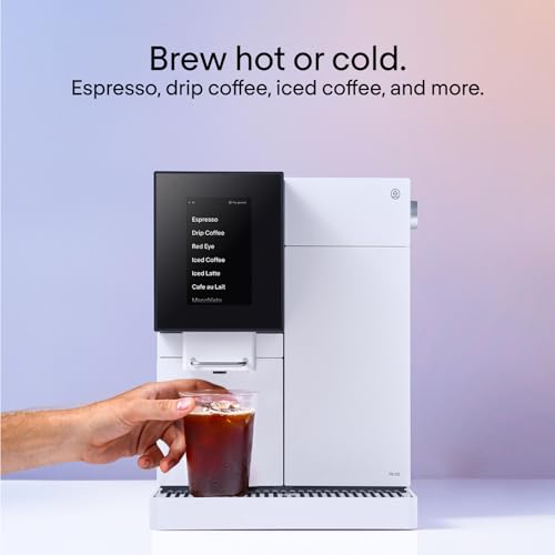 Terra Kaffe Super Automatic Espresso Machine - App-Enabled Coffee Machine - Auto Wake & Sleep - All Milk Types - Roaster-Approved Espresso Settings - Cappuccino Machines for Home - White TK-02 - Image 4