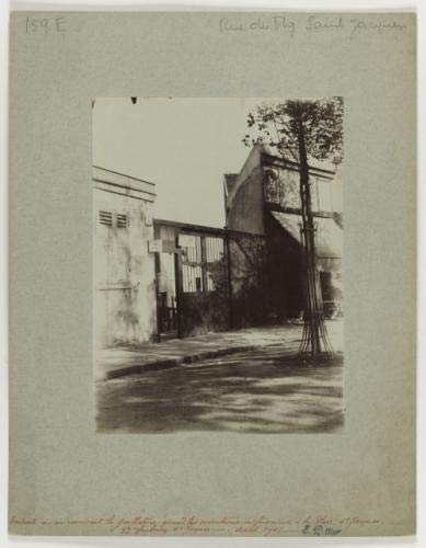 Photography Poster - Endroit o� on remisait la guillotine quand les ex�cutions se faisaient � la Place Saint-Jacques, 89 faubourg Saint-Jacque, 24"x19", Gloss finish