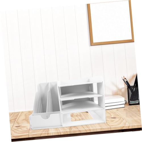 Support de fichiers détachable et modulable blanc ABOOFAN trieur multi documents