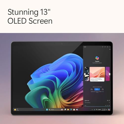 Image of Microsoft Surface Pro 11 Snapdragon X Elite Laptop /Tablet (2024), 13 inch OLED Touchscreen Display, 16GB /1TB, Windows 11 Copilot + PC Bundle with Surface Pro Keyboard, Sapphire