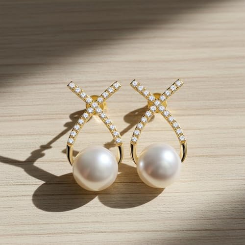 Image of ECLATS High-end cross fashion earrings for Girls and Women