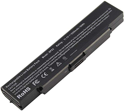 VGP BPL2 VGP BPS2 VGP BPS2A VGP BPS2B VGP BPS2C Reemplazo de la batería del portátil para Sony Vaio VGN C11C PCG 7Y1M PCG 7R2l VGN FS515 VGN S240 PCG 792L PCG 7D1M PCG 6C1N VFB S1 XP (11.1V 5200mah)