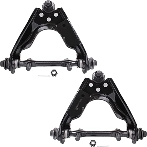 Image of Detroit Axle - 4WD Front End 10pc Suspension Kit for 2000-2004 Dodge Dakota 2000-2003 Durango, Upper & Lower 4 Control Arms w /Ball Joints Inner & Outer 4 Tie Rods 2 Boots Replacement