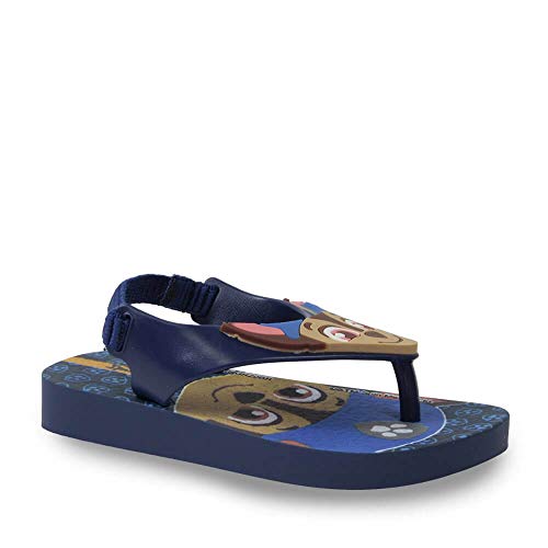 Slide Ipanema Patrulha Canina Baby Bebê Menino S: Azul/G: Azul/Bege 20/21