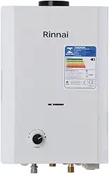 Rinnai M07 BP - 7,5 litros GN (Gás Natural) Branco - Aquecedor de Água a Gás Mecânico REU-M070 CFH