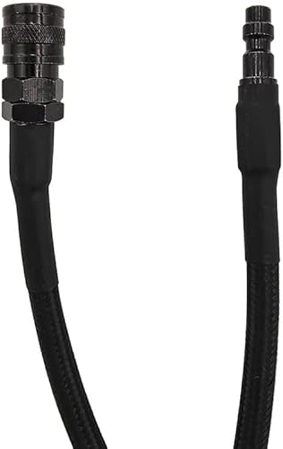 Miniatura 4 de HPA Paintball Air SLP FLEX Hose Remote Line,Lower Pressure Co2 Hose with US Foster Coupler,1/8" Industrial Interchange