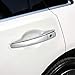 PARTOL Exterior Door Handle w/Keyhole Chrome Door Handle for 2003-2011 Infiniti FX35 FX45, for Nissan Murano 2003-2007, for Nissan Rogue 2010-2015 | 82646-CA000, 80640-CA012 - Front Left Driver Side