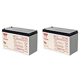 Yuasa NP7-12 12V 7AH Battery (2 Pack)