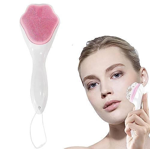 NIRVIK Face Cleansing Brush Soft Silicone Face Wash Brush Face Scrubber Manual Waterproof Cleansing Skin Care Face Brushes for Cleaning