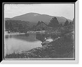 Historic Framed Print, [Saranac Lake, Scar Face [i.e. Scarface Mountain] from Ames Mills, Adirondack Mts., N.Y.], 17-7/8' x 21-7/8'