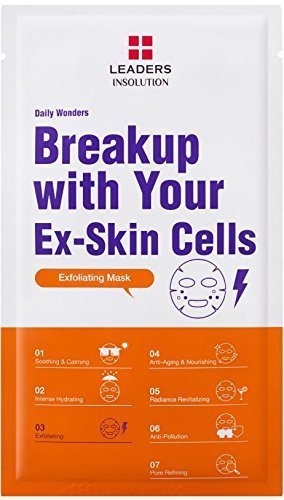[LEADERS] Daily Wonders / Breakup with Your Ex-Skin Cells / Exfoliating Mask / 1 Box (10 Sheet Masks)
