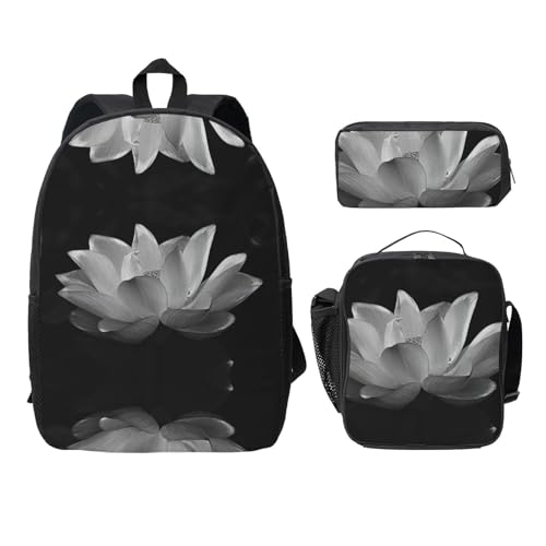 Mochila escolar ligera para el colegio con estuche y lonchera