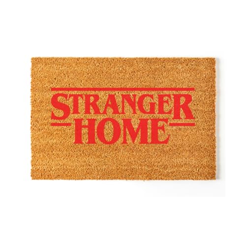 Felpudo Con Mensajes De Bienvenida Graciosos - Alfombra Entrada Casa, Felpudos Originales Y Divertidos Para Un Hogar Acogedor (Stranger Home)