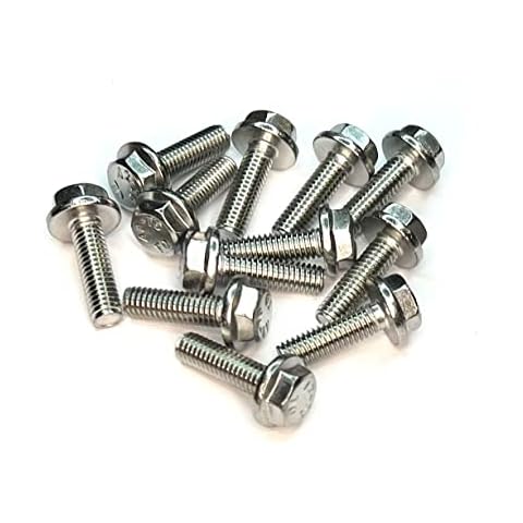 M6 Flanged Hex Set Screw - Pack of 10 Cover