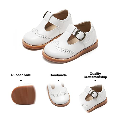 Image of Felix & Flora Toddler Little Girl Mary Jane Dress Shoes - Ballet Flats for Girl Party School Shoes
