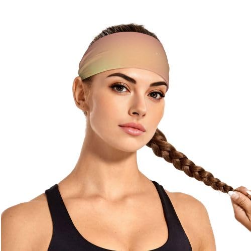 Bandeau Cheveux Femme Tribu Lumbee De Caroline du Nord Serre Tête D'Entraînement Bandeaux De Sport Élastique Antidérapant Bandeau Transpiration, pour Course À Pied, Randonnée, 54-60cm