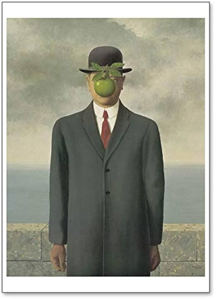 Amazon.co.jp: ポスター ルネ マグリット 人の子 (余白あり） : ホーム