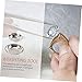Lurrose 3sets Measuring Bowl for Scale Stainless Steel Weighing Dish Gram Scale Dish Electronic Tray 2pcs*3