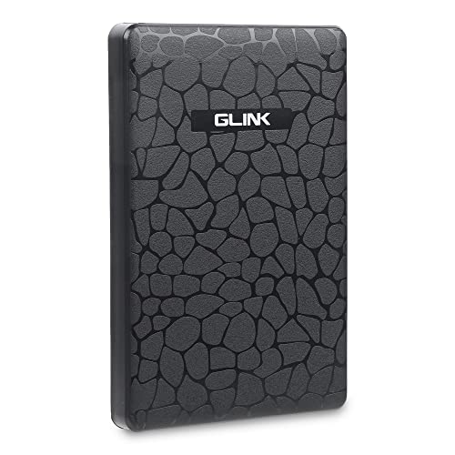Image of GLINK GHD009-2.5 inch USB 2.0 Premium External HDD Enclosure Case Cover for SATA SSD HDD | High Speed Upto 480 MBPS | Tool Free Installation | Black
