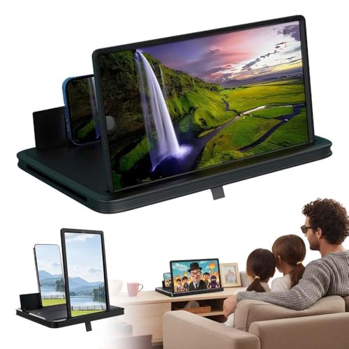 �g�ѓd�b�p12/14/16�C���`��ʊg�勾�A��ʊg�勾�A�f���Q�[���p��3D HD��ʌg�ѓd�b�g�勾�G�L�X�p���_�[�A���ׂẴX�}�[�g�t�H���ɑΉ�����܂肽���ݎ��g�ѓd�b�X�^���h(Black,12 Inch)