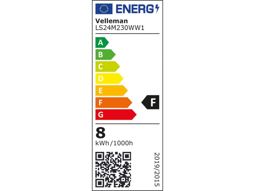 Velleman Taśma LED elastyczna, samoprzylepna, IP61, 300 diod LED, 5 m, 24 V, 3000K, ciepła biel