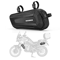 ROCKBROS Motorradtasche Motorrad Rahmen Dreieckstasche 1,5L, Eva Wasserdicht und Robust, Motorrad Tasche für Rahmenhalterung, Passend für die meisten Motorräder