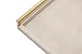 WV Ivory Shagreen Leather Serving Tray with Gold Handles-17.7x11.8 Inch Large Wooden Decorative Ottoman Tray fro Coffee Table, Kitchen, Dining, and Home Decor (Ivory)