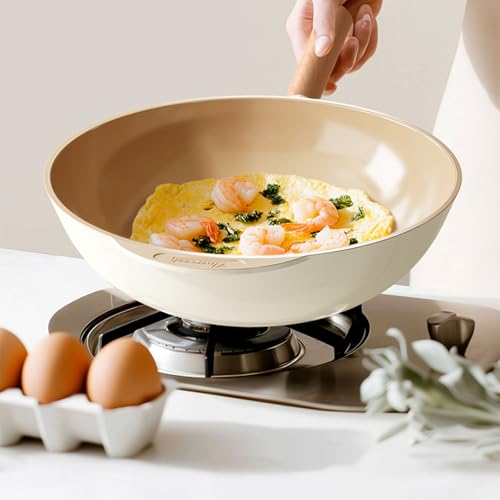 Wok de cerámica antiadherente 32 cm miniatura 7