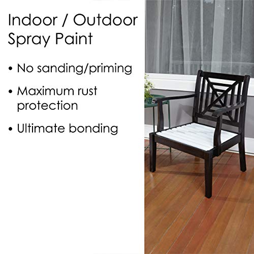 Image of Krylon Fusion All-In-One Adhesive Spray Paint for Indoor /Outdoor Use, 12 oz, White