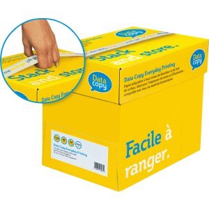 Data Copy 4592 - Papel para impresora (80 g/m², A4, caja de 5 paquetes de 500 hojas), color blanco