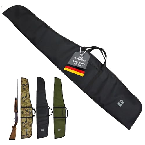 Rawstyle Housse pour fusil de chasse (Noir) Étui pour fusil de chasse/arme à air comprimé avec lunette de visée 120 cm Étui pour fusil Gun Case XX