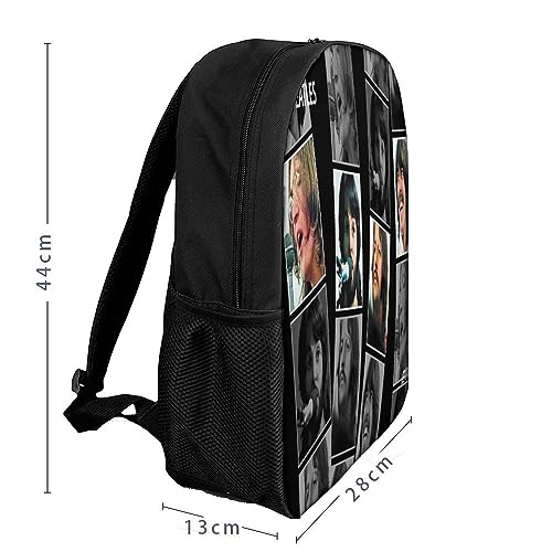 TANACC The Beatles Sac À Dos Filles Cartable Enfants Garçons Grande Capacité Adolescents Rock Band Sac De Voyage Scolaire Poids Léger Avec Poche Cachée Sur Le Côté - Les Beatles, Paul McCartney, John Lennon, RIngo Starr, George Harrison TANACC The Beatles Sac À Dos Filles Cartable Enfants Garçons Grande Capacité Adolescents Rock Band Sac De Voyage Scolaire Poids Léger Avec Poche Cachée Sur Le Côté – Image 3