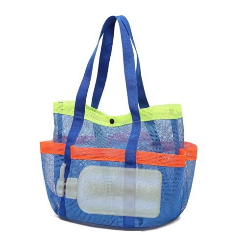 Estante de ducha de malla, bolsa de aseo de viaje, bolsa de ducha de gran capacidad, bolsa de ducha para gimnasio, viajes, campamento, playa, bolsa de baño para dormitorio universitario