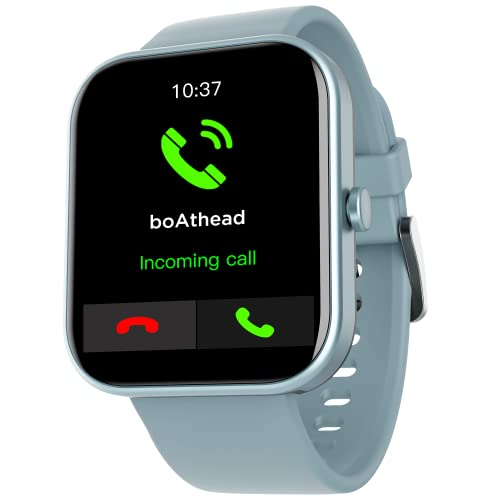 boAt Wave Electra with 1.81″ HD Display, Smart Calling Ultra-Seamless Bluetooth Calling Chip, 20 Built-in Watch Faces, 100 + Sports Modes, Menu Personalization, in-Built Games(Cyan)