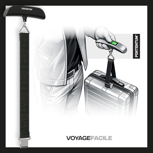 Pese Bagage Voyage Numerique : PORTENTUM Pese bagage digital avec écran LCD – Jusqu’à 50 kg – V... – Image 5