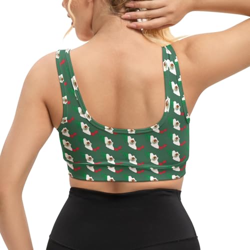 Image of Yoga top Women's Cheerleading Uniform Gym Outfit Running Crop Tops Yoga Shirts Casual Tank Top