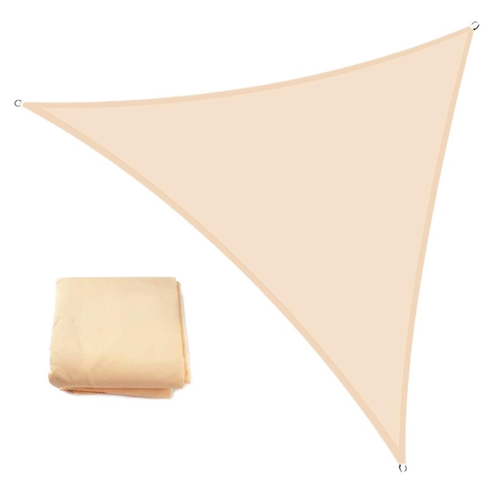 Voile d'ombrage triangulaire imperméable et durable 4.5x4.5x4.5m toutes saisons