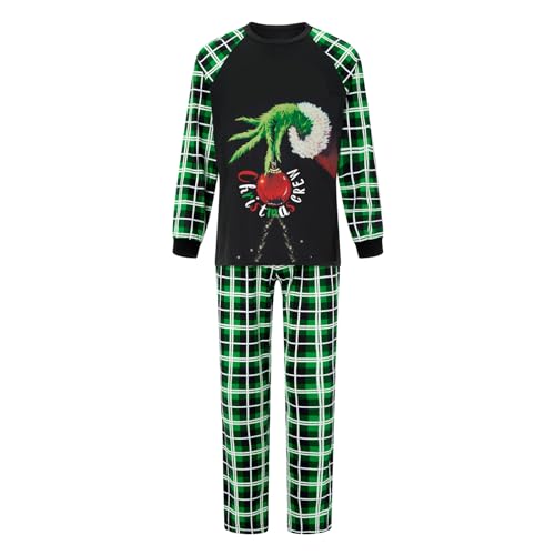 Christmas Family Matching Pajamas Sets Christmas Pjs Sleepwear Outfits for Christmas Holiday Xmas Party (Women, S,#010)3