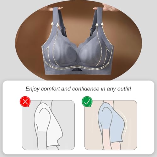 Soutien-gorge sans armature push up en microfibre soyeuse haut de gamme - 7